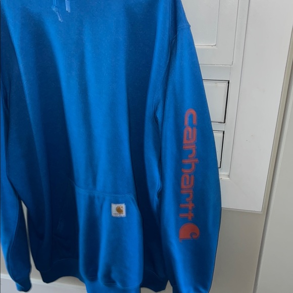Carhartt Men's Blue Hoodie Sweater - Picture 4 of 4